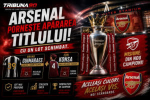 Arsenal pornește apărarea titlului