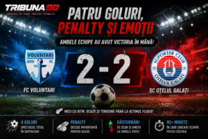 Voluntari – Oțelul 2-2